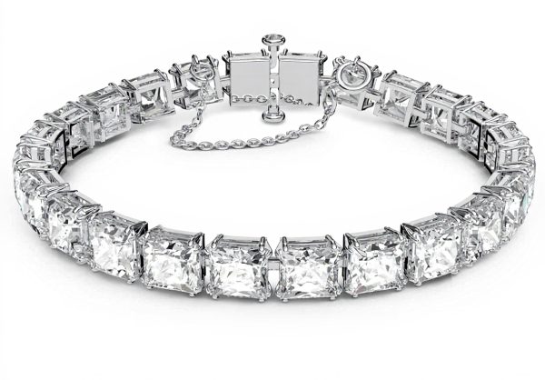 Bracciale Tennis Swarovski Matrix cristalli donna gioiello