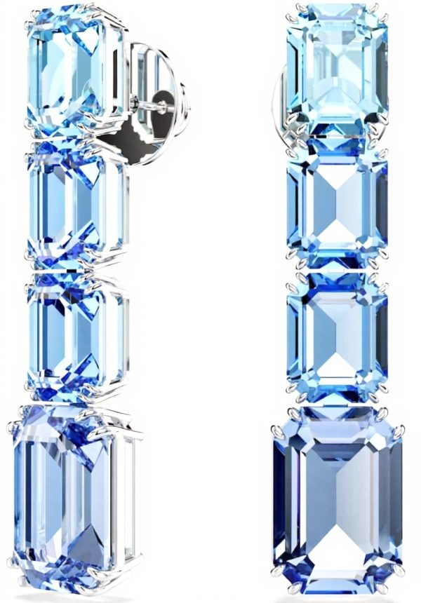 Swarovski Matrix Orecchini Cristalli Ottagoni Donna