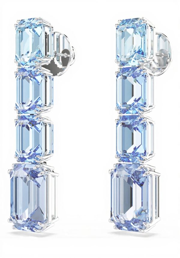 Swarovski Matrix Orecchini Cristalli Ottagoni Donna