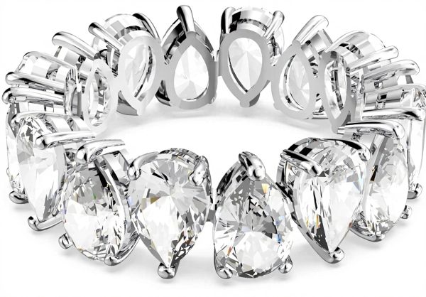 Swarovski Matrix Vittore Ring White Rhodium Plated Drop