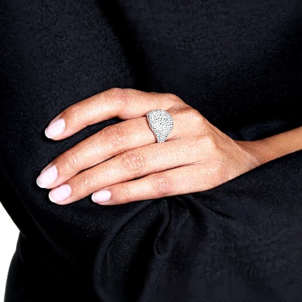 Anello Swarovski Meteora cristalli cocktail donna