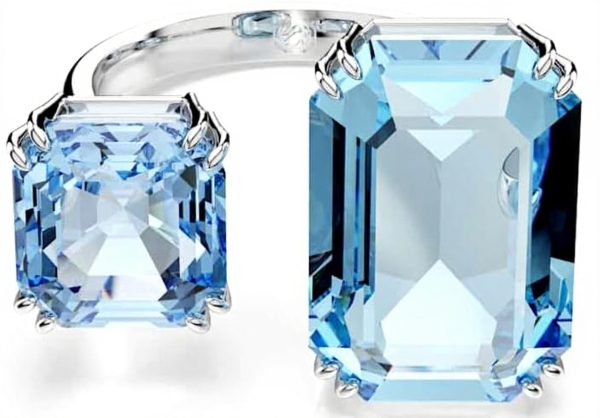 Swarovski Millenia Open Ring Blue Crystal Womens Jewelry