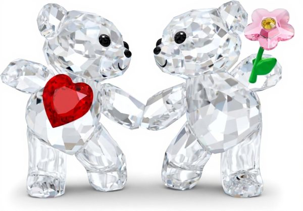 Swarovski Orsetto Kris Felici Insieme Cristalli Decorazione