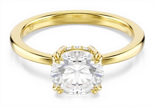 Swarovski Stilla Cocktail Ring White Gold Plated Women