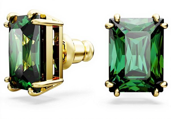 Swarovski Stilla Orecchini Zirconi Verdi Oro Donna