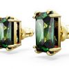 Swarovski Stilla Orecchini Zirconi Verdi Oro Donna