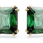 Swarovski Stilla Orecchini Zirconi Verdi Oro Donna