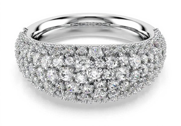 Swarovski Sublima Anello Donne Zirconi Trasparenti Placcato