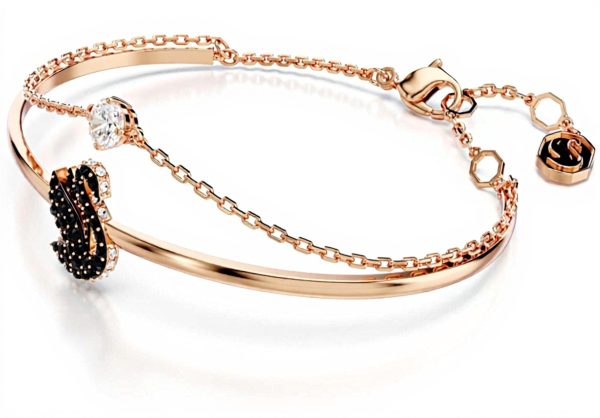 Bracciale Swarovski Cigno Cristalli Pavé Donna