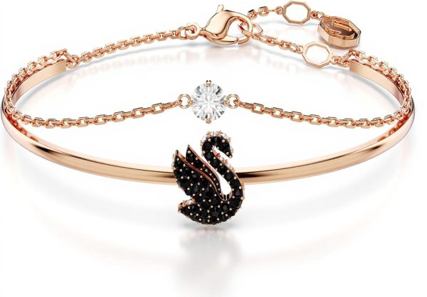 Bracciale Swarovski Cigno Cristalli Pavé Donna