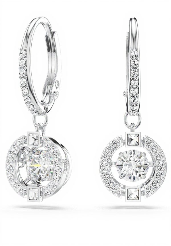 Orecchini Swarovski Una Collezione pendenti cristallo pavé