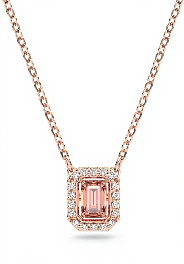 Swarovski Una Collane Donna Cristalli Rosa Millenia