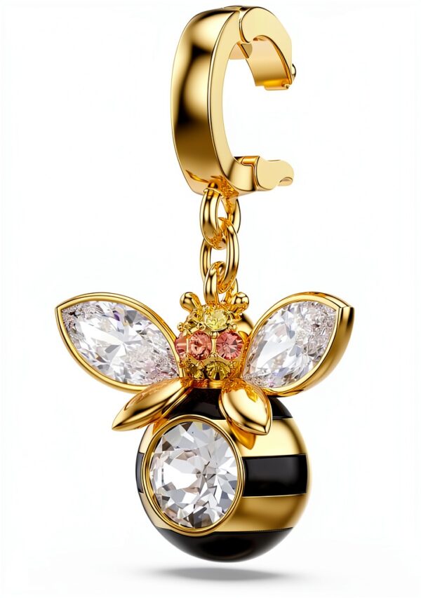 Swarovski Charm Ciondolo Oro Placcato Ape Anguria Idyllia-2
