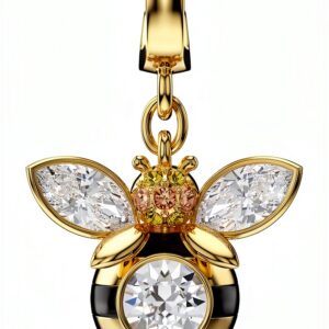 Swarovski Charm Ciondolo Oro Placcato Ape Anguria Idyllia-0