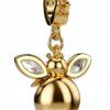 Swarovski Charm Ciondolo Oro Placcato Ape Anguria Idyllia-4