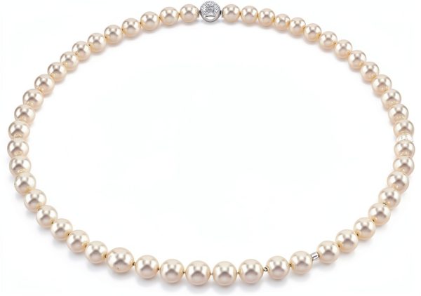 Collana Swarovski Matrix Crystal Pearl Bianca Donna Gioielli