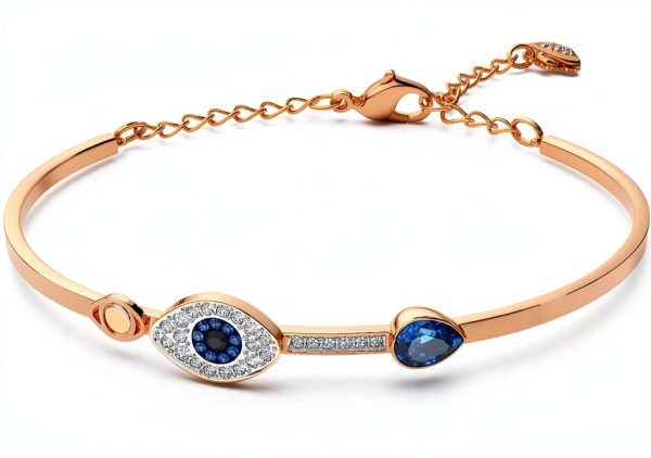 Bracciale Swarovski Donna Occhio Portafortuna Cristalli