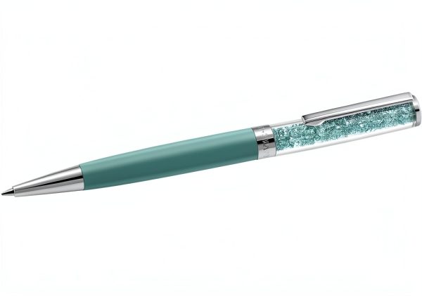 Swarovski Penna a sfera Crystalline verde cristalli
