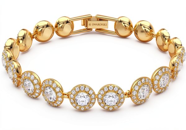 Swarovski Bracciale Angelic Cristalli Oro Donna Gioielli