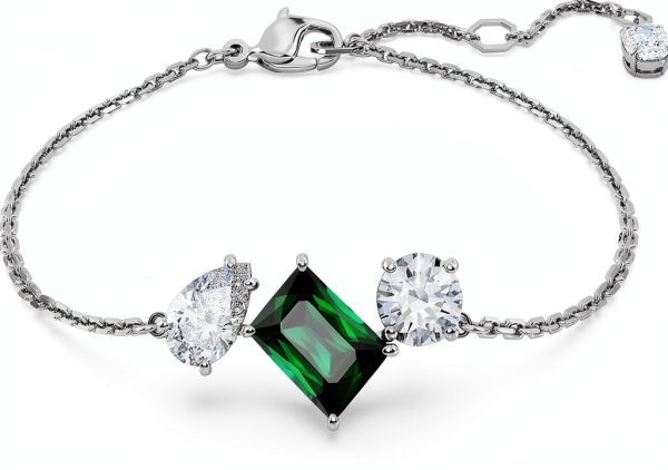 Swarovski Mesmera bracciale donna gioiello zirconia verde