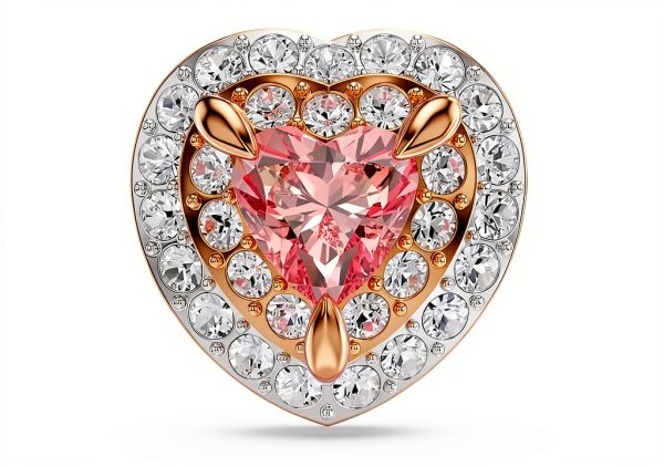 Orecchini Swarovski Cuore Pavé Cristallo per Donna