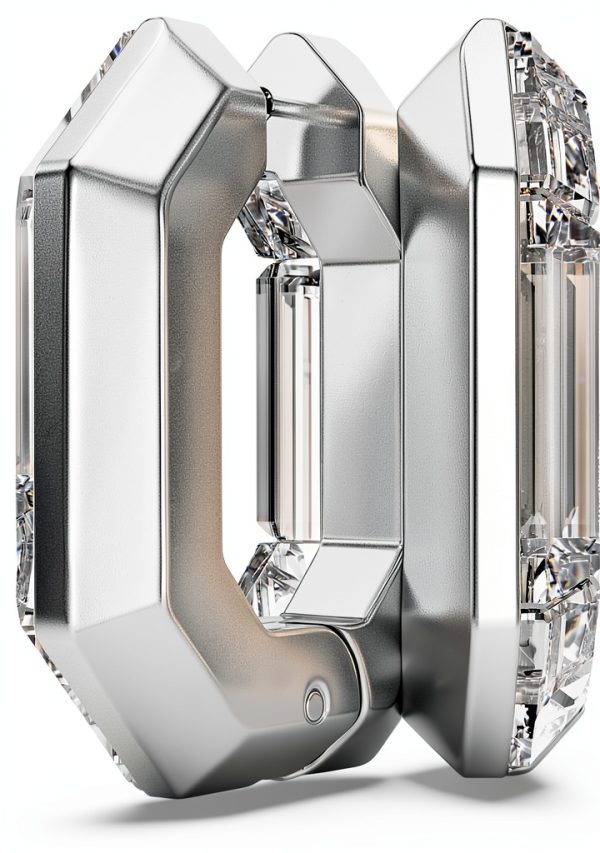 Swarovski Lucent orecchini cristalli cerchio donna gioielli