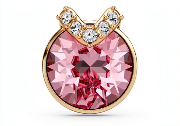 Swarovski Orecchini Bella Collezione Cristalli Pavé Oro Rosa
