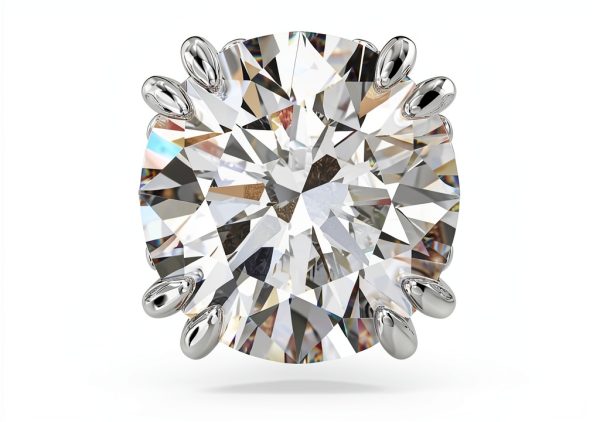 Swarovski Orecchini a lobo Constella Bianchi Rodio Donna