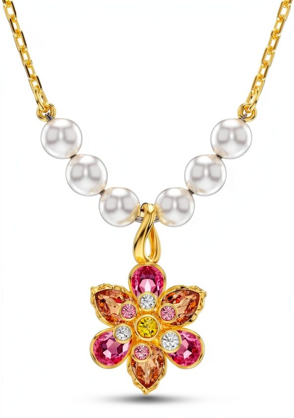 Swarovski Idyllia Ciondolo Fiore Gioiello Donna Cristalli