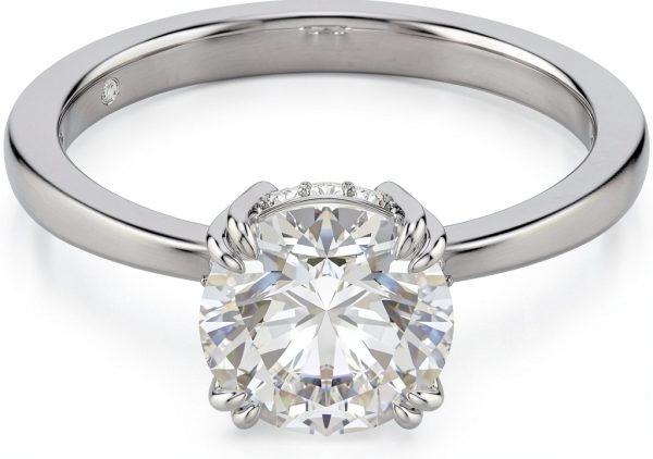 Anello Swarovski Stilla cristallo taglio rotondo donna