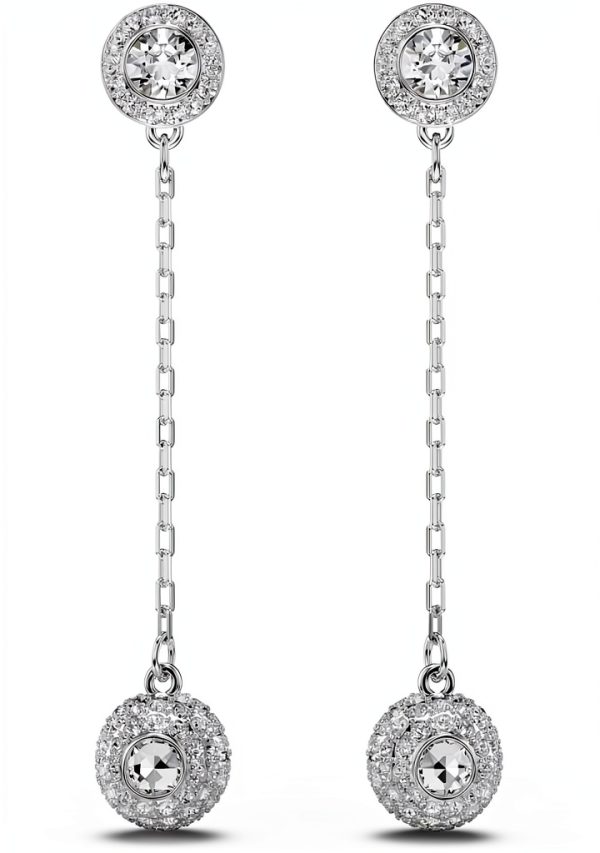 Swarovski Una Angelic Orecchini Cristalli Rodio Donna