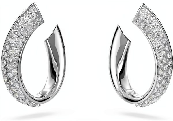 Swarovski Exist Orecchini Cristalli Placcatura Rodio Oro