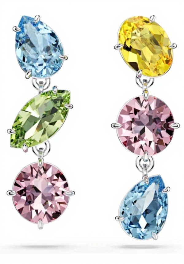 Swarovski Gema Orecchini Cristalli Pendenti Donna Moda