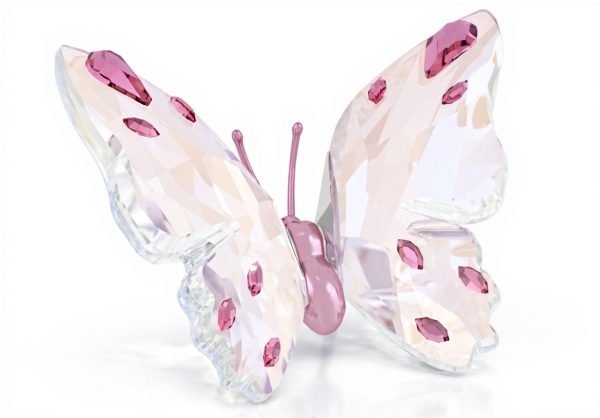 Statuina Swarovski Idyllia Farfalla Cristallo Decorazione