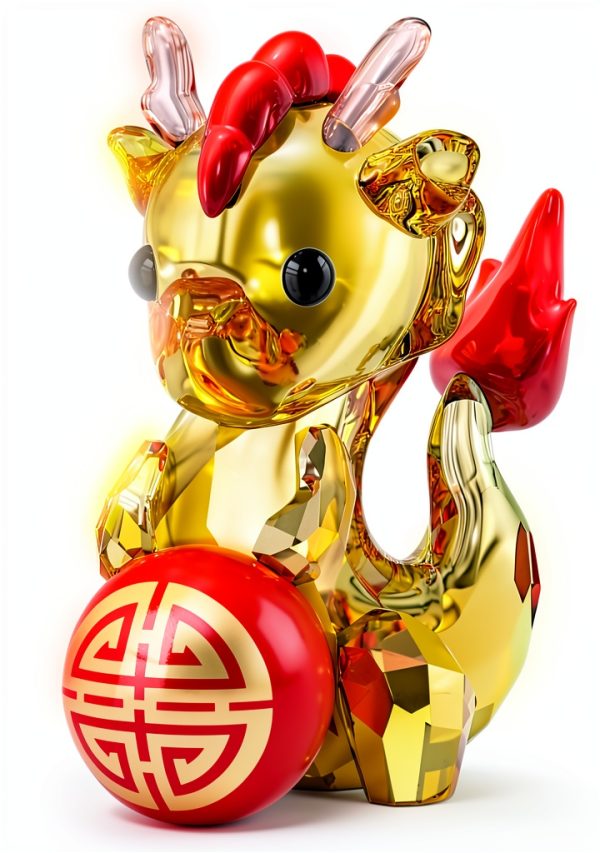 Swarovski statuetta drago decorazione casa collezione lusso