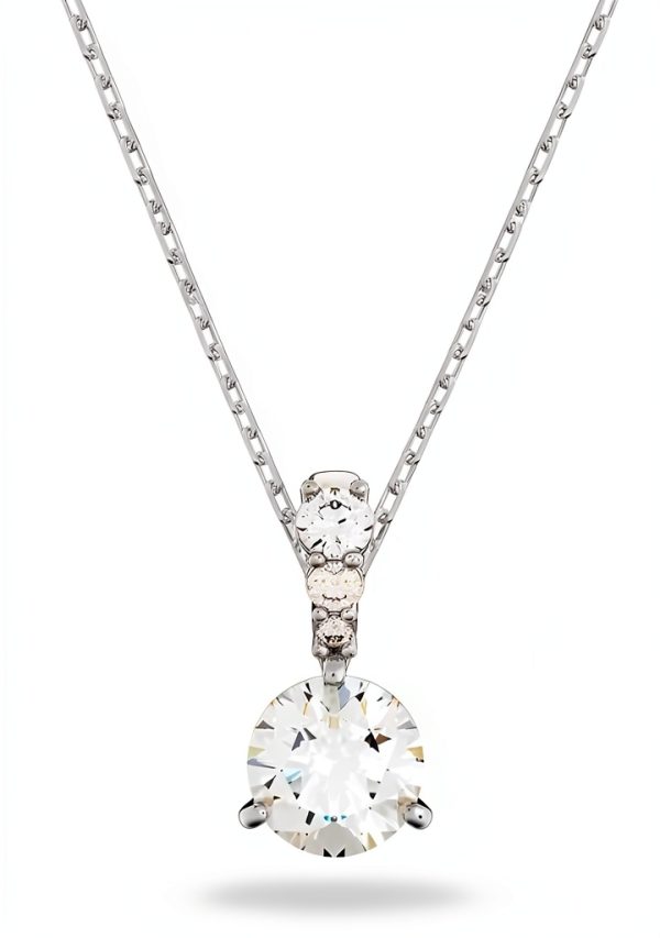 Swarovski Stilla ciondolo collana donna cristallo rodiato