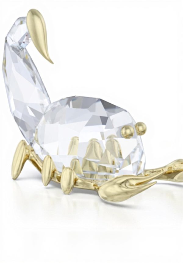 Swarovski Zodiac Scorpione Statua Decorativa Cristallo