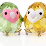 Swarovski decorazione uccellini cristallo regalo amore-0