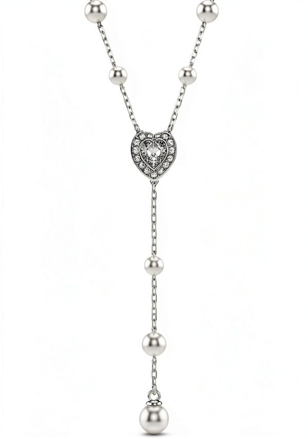 Collana Swarovski Ariana Grande cristalli cuore donna